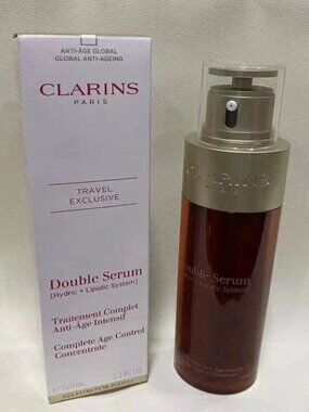 Clarins Paris Double Serum Anti-Age Global – 100 ml / 3.3 fl oz